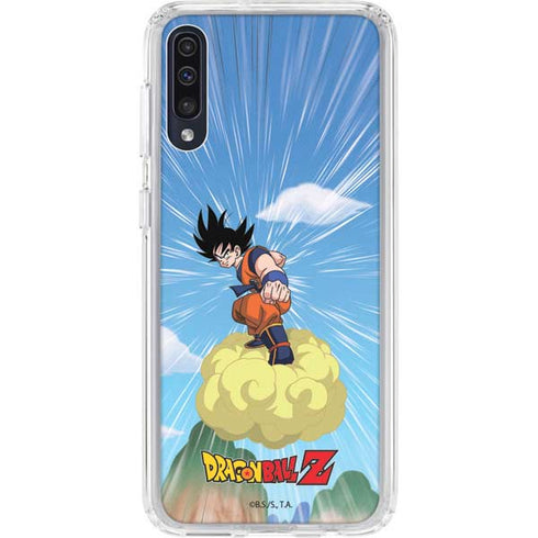 Dragon Ball Z Goku and Nimbus Galaxy A50 Clear Case